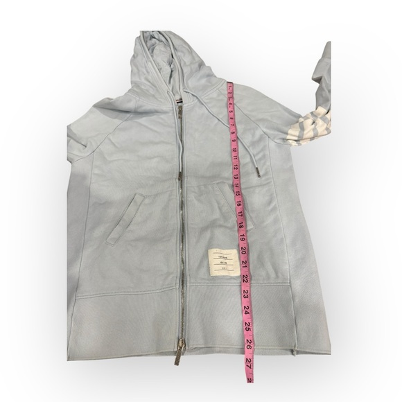 Thom Browne Sky Blue 4-Bar Hoodie Size 4 / Large - Picture 14 of 15